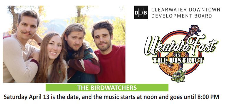 The third year the Clearwater Downtown District will come alive with sounds of some of the world’s greatest Ukulele based acoustic acts. Saturday April 13