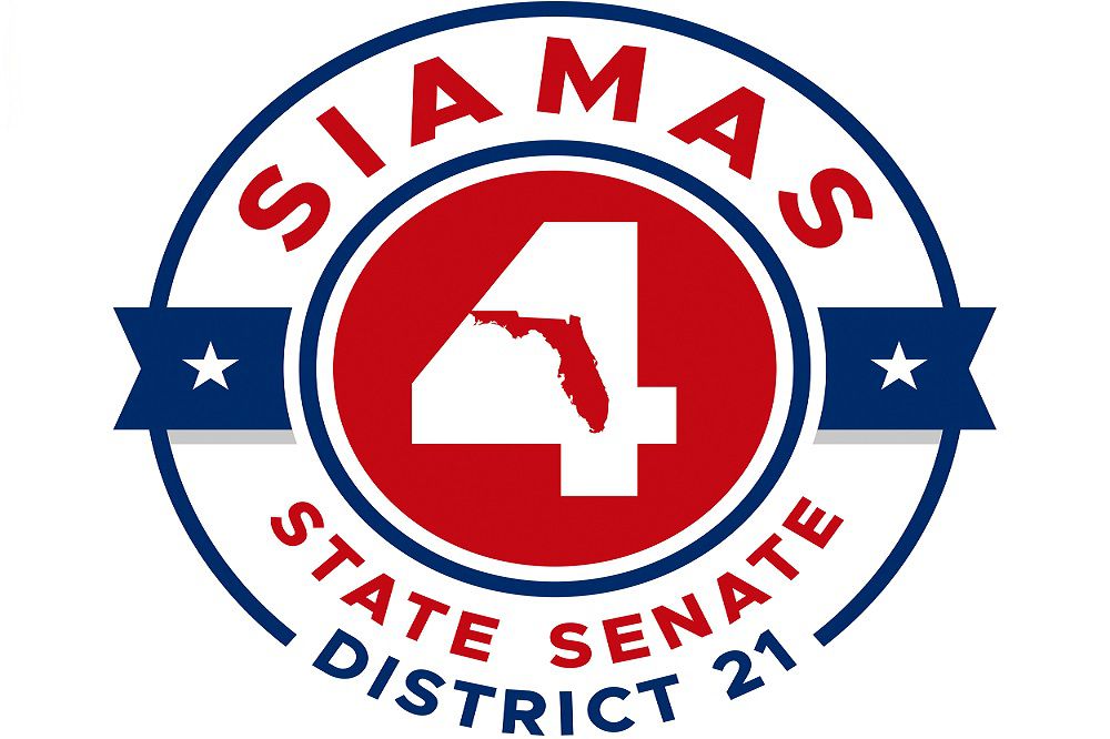 Join John Siamas in his fight to bring transparency, accountability, and innovation to Florida State Senate District 21.